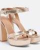 Malone Souliers Malone Souliers Rudi 130 leather platform sandals - 1