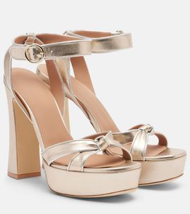 Malone Souliers Malone Souliers Rudi 130 leather platform sandals
