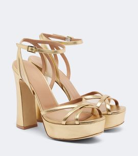 Malone Souliers Malone Souliers Sylvie leather and mesh platform sandals