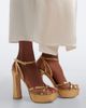 Malone Souliers Malone Souliers Sylvie leather and mesh platform sandals - 2