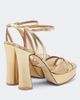 Malone Souliers Malone Souliers Sylvie leather and mesh platform sandals - 3