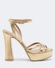 Malone Souliers Malone Souliers Sylvie leather and mesh platform sandals - 5