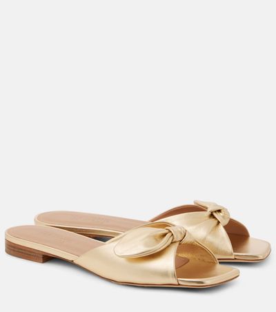 Malone Souliers Malone Souliers Vargas 10 metallic leather mules