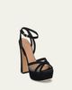 Malone Souliers Sylvie 125mm Suede & Mesh Platform Sandals - 2