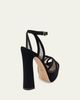 Malone Souliers Sylvie 125mm Suede & Mesh Platform Sandals - 3