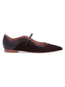 Malone Souliers Women's Cornina Suede Flat Pumps