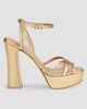 Malone Souliers Women's Sylvie 125MM Leather Platform Sandals - 1
