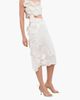 Malva Florea Malva Florea Below-Knee Bridal Skirt With Floral Appliques - 2