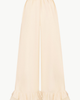 Malva Florea Malva Florea Wide-Leg Ruffle-Hem Trousers - 5