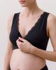 Mama.licious Mamalicious Maternity 2 pack lace trim 2 function bras in black - 2