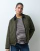 Mama.licious Mamalicious Maternity 3-in-1 barn jacket with cord collar in dark green - 1