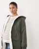 Mama.licious Mamalicious Maternity 3-in-1 fleece lined coat in dark green - 1