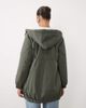Mama.licious Mamalicious Maternity 3-in-1 fleece lined coat in dark green - 4