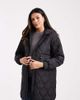 Mama.licious Mamalicious Maternity 3-in-1 onion quilted jacket with removable front in black - 1