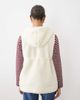 Mama.licious Mamalicious Maternity 3-in-1 teddy fleece vest in cream-White - 4