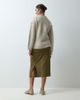 Mama.licious Mamalicious Maternity high waist jersey midi skirt set in moss green melange - 2