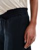 Mama.licious Mamalicious Maternity linen mix wide leg pants in black - 3