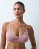 Mama.licious Mamalicious Maternity nursing function lace trim bra set in woodrose pink - 4