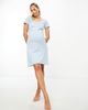 Mama.licious Mama.licious Maternity nursing night gown in light blue heart print - 4