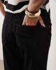 Mama.licious Mamalicious Maternity over-the-bump wide leg jeans in black - 4