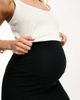 Mama.licious Mamalicious Maternity over the bump jersey midi skirt in black - 4