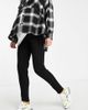Mama.licious Mamalicious Maternity over the bump ribbed leggings in black - 1