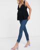 Mama.licious Mamalicious Maternity over the bump skinny jeans in blue-Blues - 4