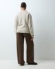 Mama.licious Mamalicious Maternity over the bump wide leg jersey pants in dark brown - 3