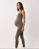 Mama.licious Mamalicious Maternity seamless leggings in khaki - part of a set-Green - 1