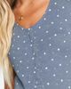 Mama.licious Mamalicious Maternity star print nightdress with nursing function in charcoal gray - 3