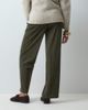 Mama.licious Mamalicious Maternity straight leg tie waist corduroy trouser in dark green - 2