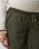 Mama.licious Mamalicious Maternity straight leg tie waist corduroy trouser in dark green - 4