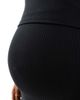 Mama.licious Mamalicious Maternity super soft ribbed 2 function midi dress in black - 4