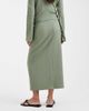 Mama.licious Mamalicious Maternity textured jersey tie waist midi skirt in khaki green - part of a set - 3