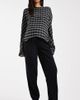 Mama.licious Mamalicious Maternity tie waist linen touch pants in black - 1