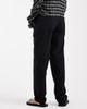 Mama.licious Mamalicious Maternity tie waist linen touch pants in black - 2