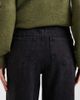 Mama.licious Mamalicious Maternity under the bump adjustable waist wide leg jeans in black wash - 4