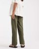 Mama.licious Mamalicious Maternity under the bump lightweight wide leg summer pants in dark khaki green - 2