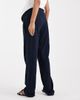 Mama.licious Mamalicious Maternity under the bump lightweight wide leg summer pants in navy - 2
