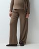 Mama.licious Mamalicious Maternity wide leg jersey pants set in light brown - 2