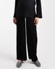 Mama.licious Mamalicious Maternity wide leg plissé pants in black - part of a set - 2