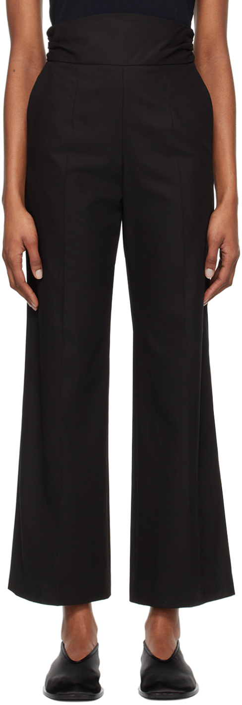 Mame Kurogouchi - Black Back String Trousers