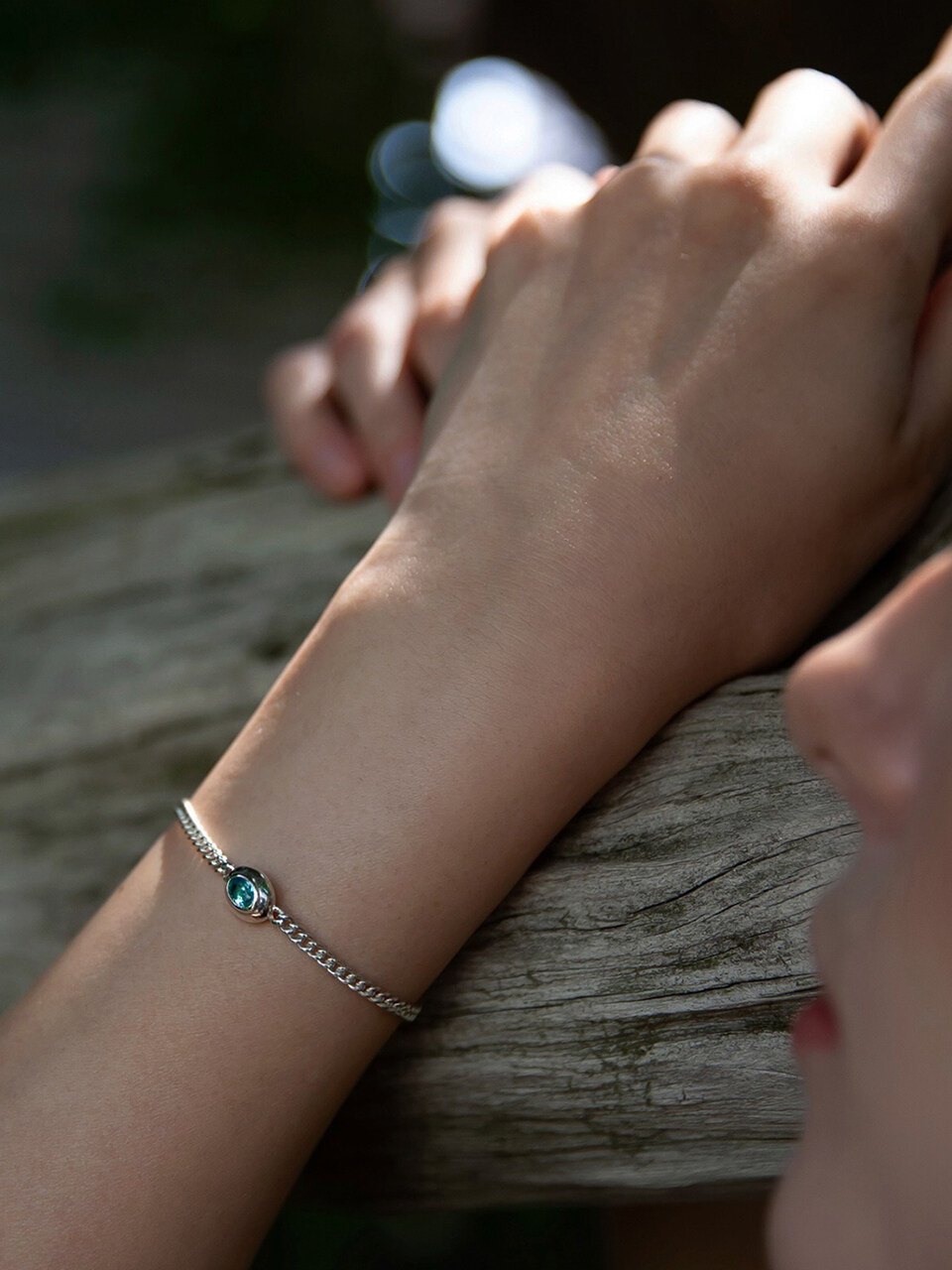 ma.mo Blue Apatite Bracelet