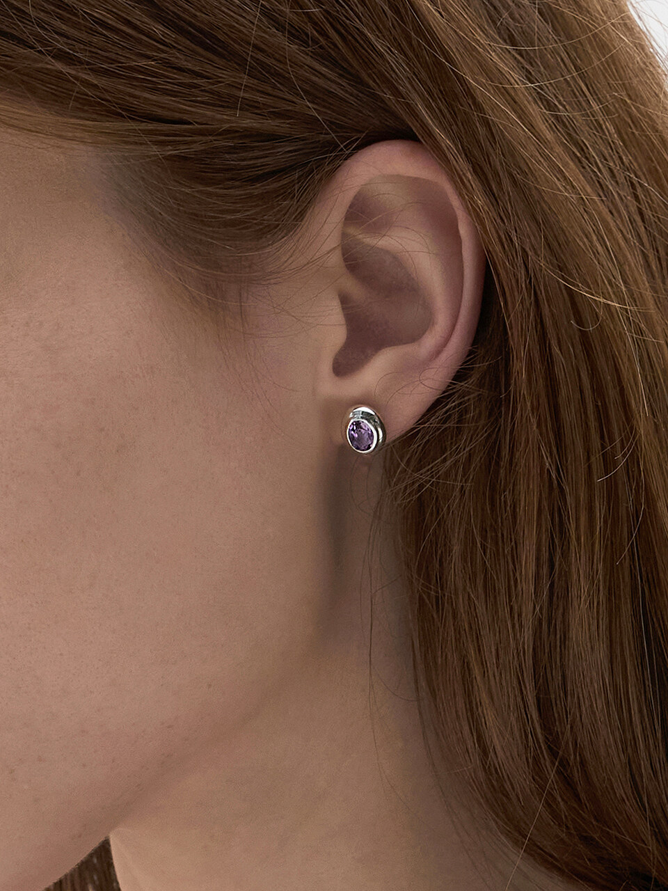 ma.mo Lavender Amethyst Earrings