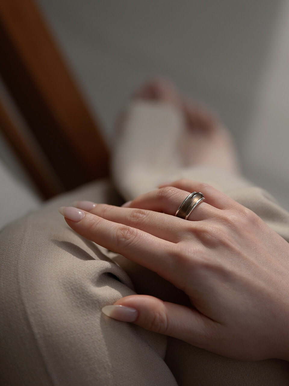 ma.mo Vintage Smoky Quartz Ring