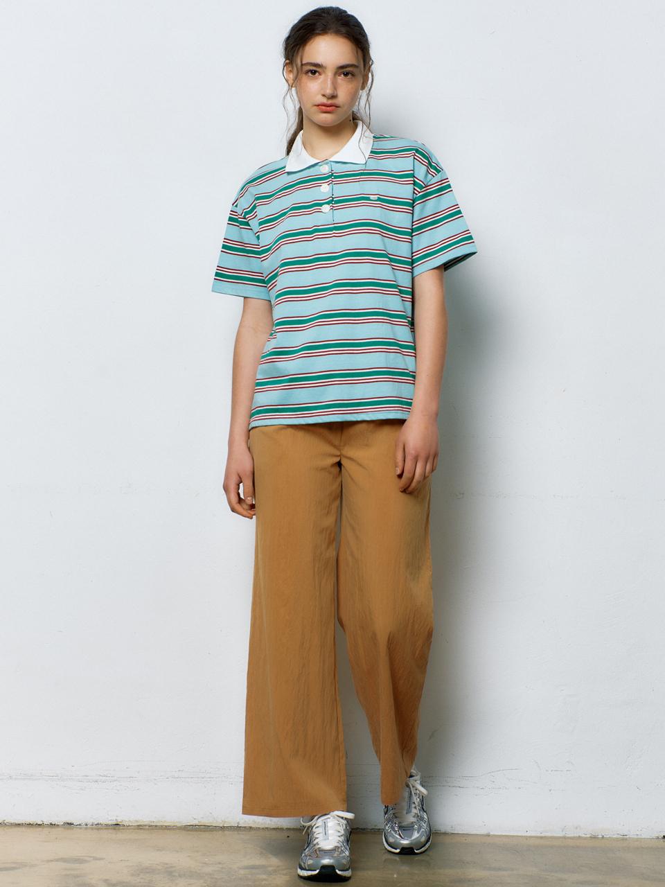 MANAVIS7 Beloa Flow Pants [Beige]