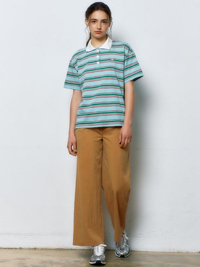 MANAVIS7 Beloa Flow Pants [Beige]