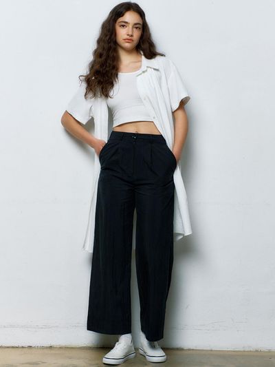 MANAVIS7 Beloa Flow Pants [Black]