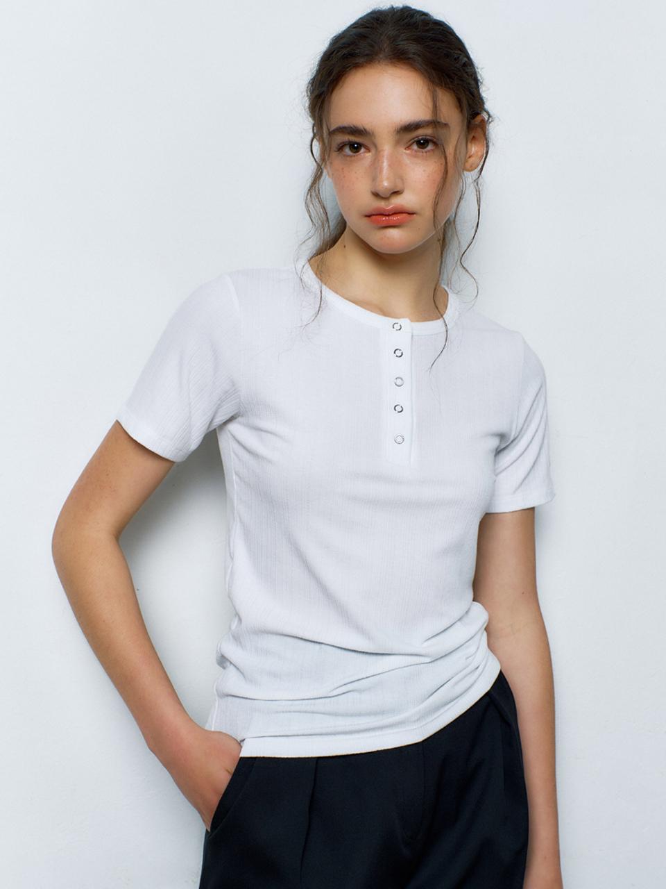 MANAVIS7 Dailey Pit T-Shirt [WHITE]