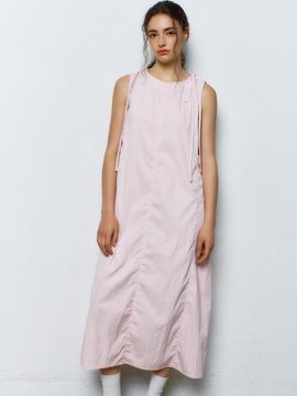 MANAVIS7 Lisen Flow Sleeveless One-Piece Maxi [Pink]